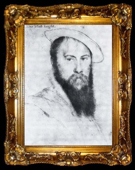 framed  Hans Holbein Sir Thomas Wyatt, ta009-2